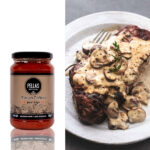 Tomato sauce with mushrooms