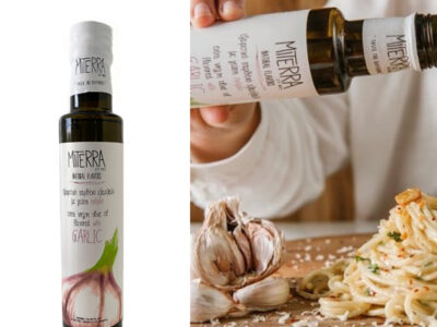 Miterra extra virgin olive oil with garlic