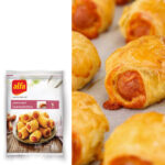 Mini puffs with sausage