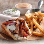 Pita with gyros