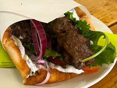 Pita with souzuki