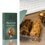 Wafer roll with peanut butter cream