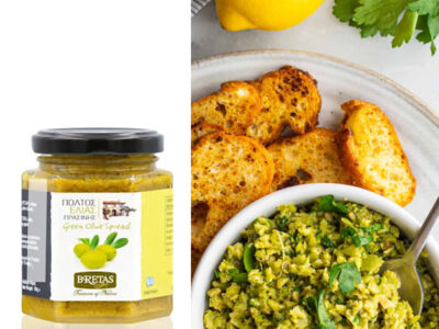 Green olives spread